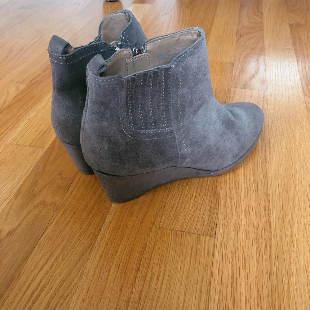 Franco Sarto wedge ankle booties